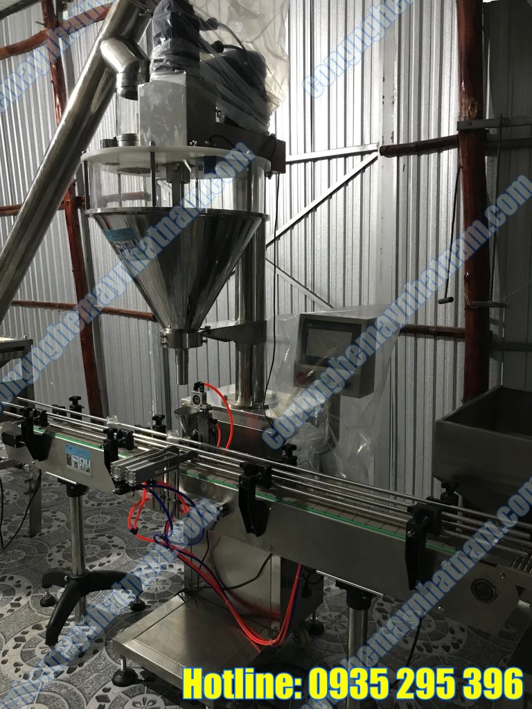 Máy chiết rót bột tự động
