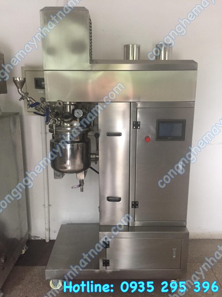 Máy trộn nhũ hóa chân không 1