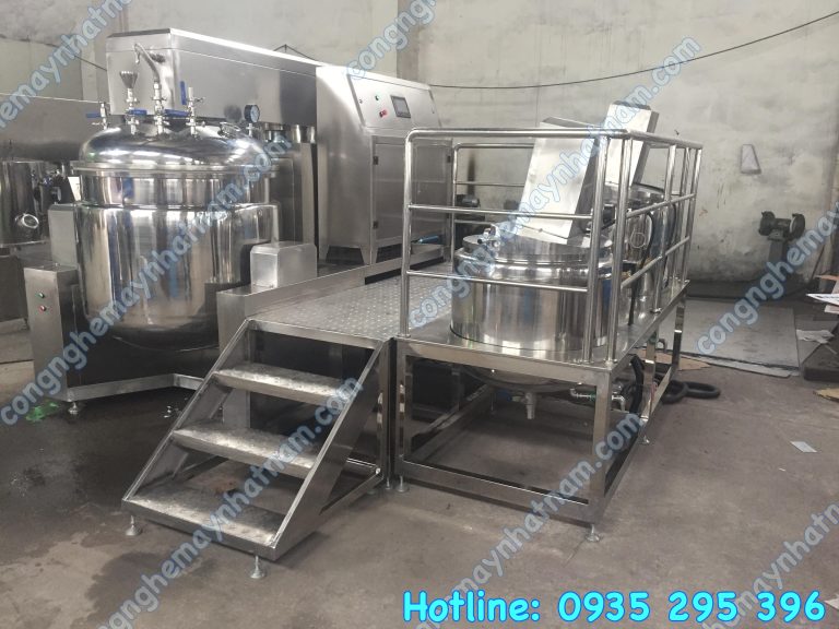 Máy trộn nhũ hóa chân không 2